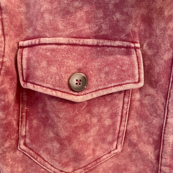 NWT Women's Red Sweatshirt Peplum Jacket Size M - Picture 2 of 15